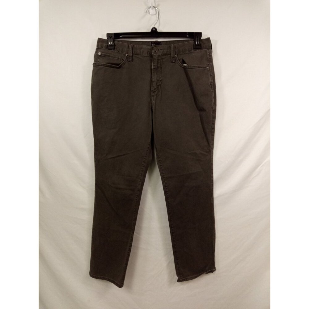 Gap-Khaki Slim Stretch Men's Grey Khakis Size 34x30